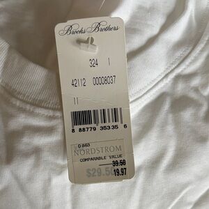 Brooks Brothers Classic White Tee